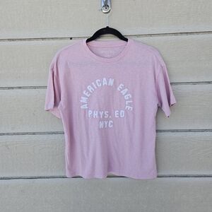 American Eagle pink tee Phys. Ed NYC small